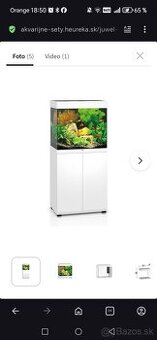 Akvarijný set Juwel Lido LED 120 čierna 61x41x58cm 120l