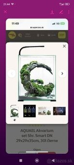 Predám akvárium 30 l.