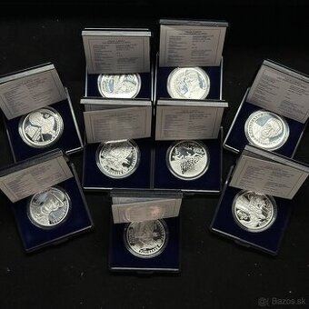 2/1oz strieborne mince