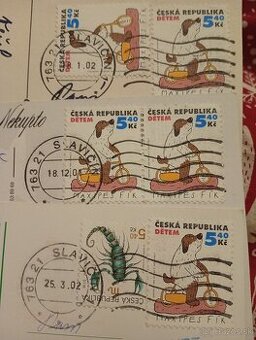 Ponúkam použite poštové známky maxipes fik