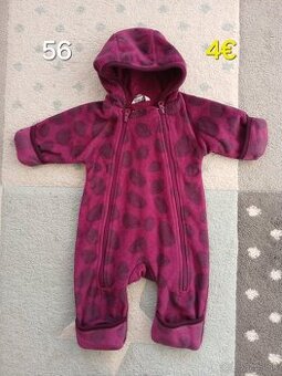 Dievcensky prechodny flisovy overal 56