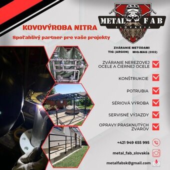 Kovovyroba - ponuka zváračských prác