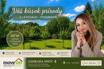 Útulná záhrada s ovocným sadom v Leviciach – Podhradie | 337