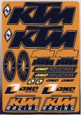 Predám sadu nálepiek moto KTM 2