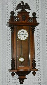Starožitné řezbované hodiny Deutsches Reich 1880 - 1