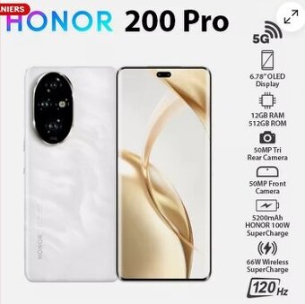 HONOR 200 Pro 5G 12G + 512GB