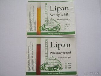pivní etikety minipivovar Dražíč Písek 10ks