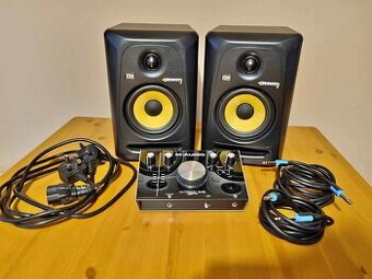 KRK Rokit 5 G3 + audio interface