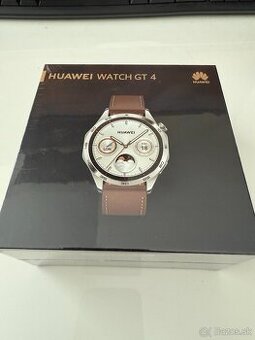 HUAWEI Watch GT 4 , 46mm, hnedá koža