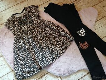 Tigrovane saty + leginy