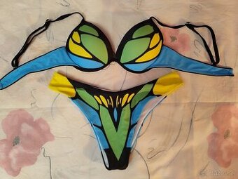 Plavky/bikiny veľkosť S motýľ - 1