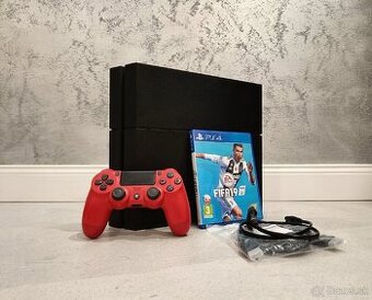 PLAYSTATION 4 KOMPLET + OVLÁDAČ + HRA