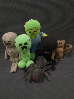 Plyšáky Minecraft