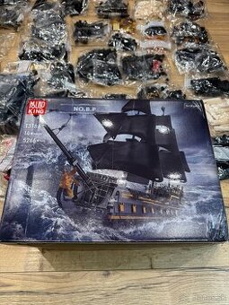 MOULD KING 13186 Pirates Black Pearl Ship čierna perla
