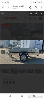 Kúpim prívesný vozík