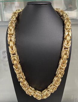 Zlatá reťaz - retiazka Královský vzor, 14 karátové zlato 585