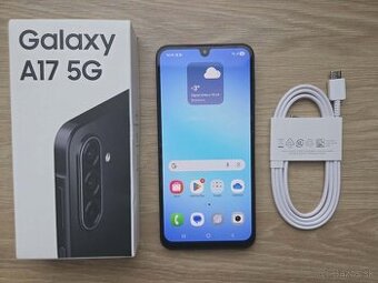 Samsung Galaxy A17 5G 4 GB/128 GB Black, top, zaruka