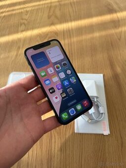 iPhone 12 128 gb Black v záruke + príslušenstvo