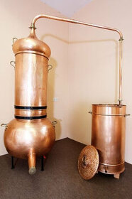 150-litrová kolónová liehovar na éterické oleje a alkohol - 1
