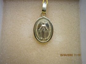 Prívesok ZLATO Panna Mária  váha 2,64g - 1