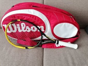 Pradam tenisovú raketu Wilson + bag willson