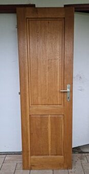 Dvere z masívneho dreva, šírka 60 cm