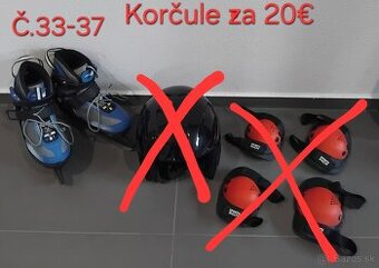 Korčule na lad č.33-37