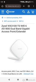 Dobrí deň predám zosilňovač WIFi rutea