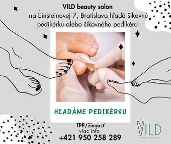 HĽADÁME PEDIKÉRKU / PEDIKÉRA