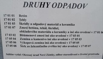 Likvidácia (uskladnenie) a odvoz stavebného a iného odpadu