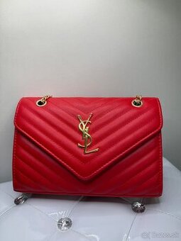 yves saint laurent kabelka červená