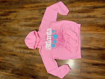 Spider spyder sp5der mikina ruzova atlanta 100% bavlna