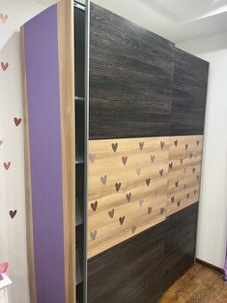 Šatníkové skrine v demonte 2x