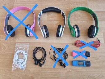 Slúchadlá na uši aj do uší + MP3 prehrávače - 1