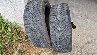 Predám dve zimné pneumatiky 205/55/16