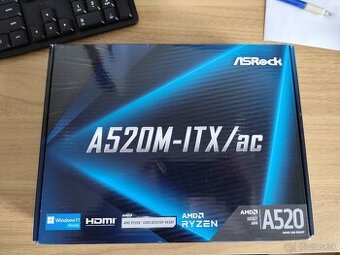 Predám základnú dosku ASRock A520M-ITX/AC