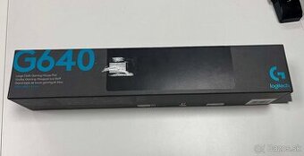 Veľká látková herná podložka pod myš Logitech G640