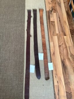 Predám kozený vojenský opasok rpzmer dl ks 130 cm 2 110 cm
