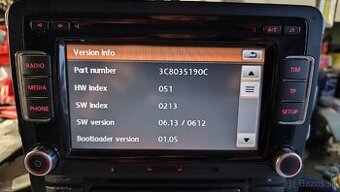 Vw Rcd 510 radio 3C8 035 190C