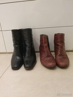 Dámske členkové čižmy