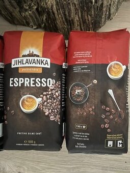 Predám zrnkovú kávu Jihlavanka
