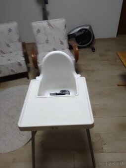 IKEA ANTILOP detská vys stolička/podnos