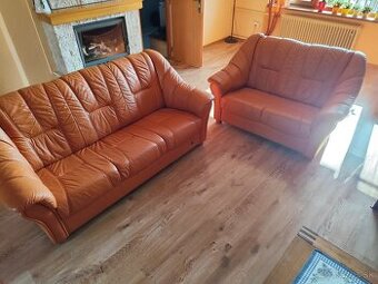 Kožená sedačka 3+2