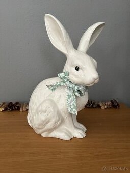 Keramický veľkonočný zajac 29cm/nový