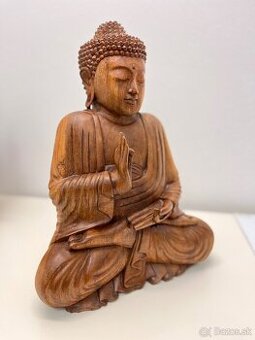 Budha drevený výška 50cm