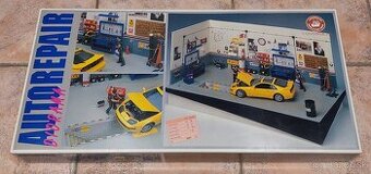 Dioráma autodielne s doplnkami - 1:18