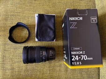 Predám Nikkor Z 24-70mm f/2.8 S - UV filter od kúpy nasadený