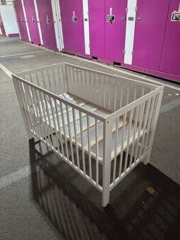 Ikea Gulliver postielka biela 60x120cm