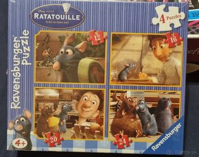 puzzle Monster High, hrad drevenný, puzzle Ratatouille