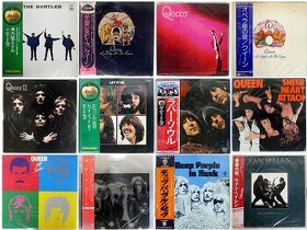 Japonské LP Queen, Beatles, Deep Purple
